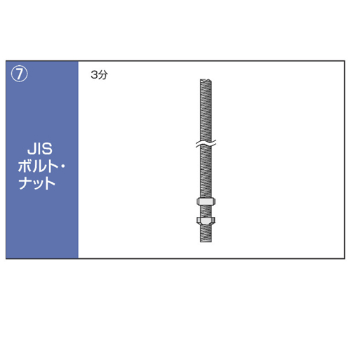 鋼製天井下地材　ボルト・ナット[bolt・nut]